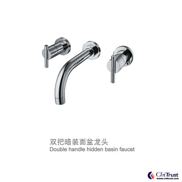 Double handles basin faucet CT-FS-12799
